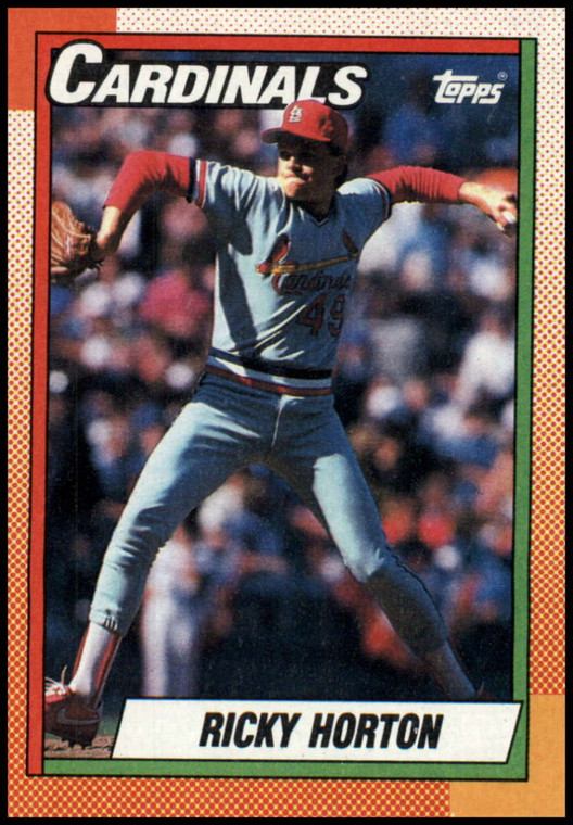 1990 Topps #133 Ricky Horton VG St. Louis Cardinals 