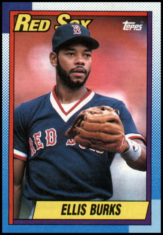 1990 Topps #155 Ellis Burks VG Boston Red Sox 