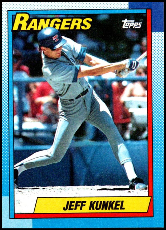 1990 Topps #174 Jeff Kunkel VG Texas Rangers 