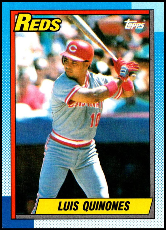 1990 Topps #176 Luis Quinones VG Cincinnati Reds 