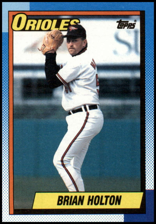 1990 Topps #179 Brian Holton VG Baltimore Orioles 