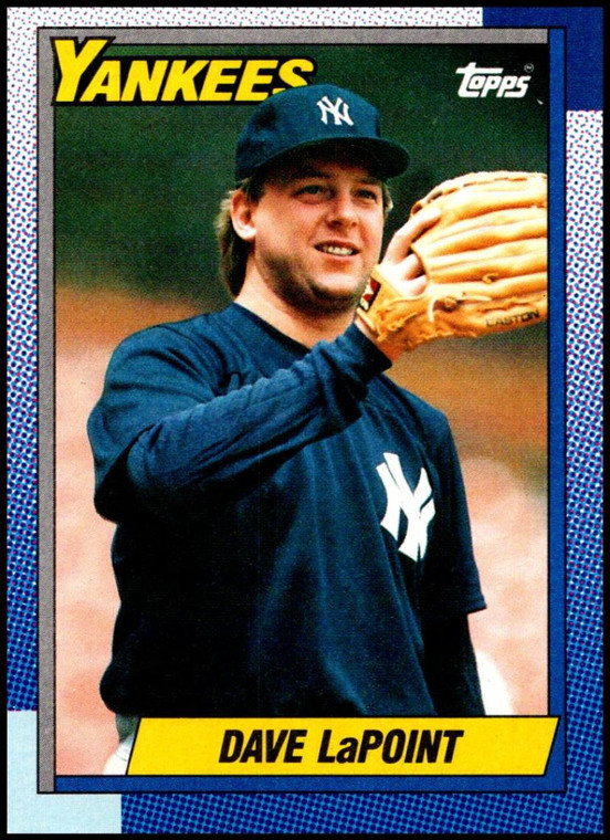 1990 Topps #186 Dave LaPoint VG New York Yankees 