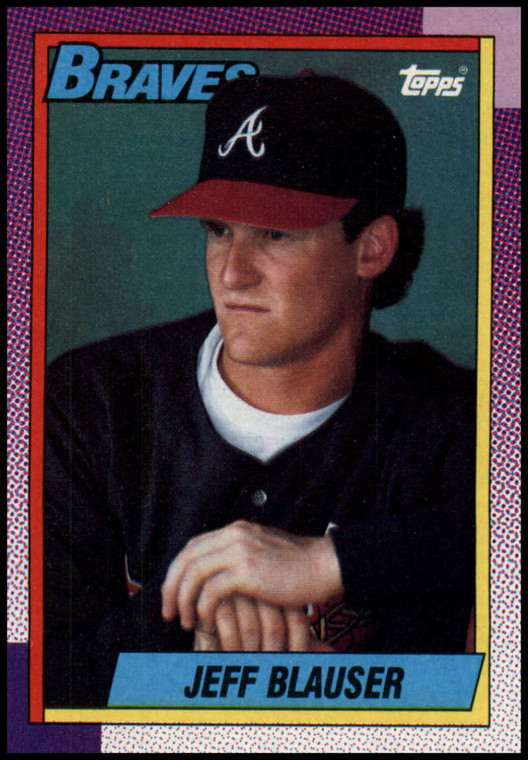 1990 Topps #251 Jeff Blauser VG Atlanta Braves 