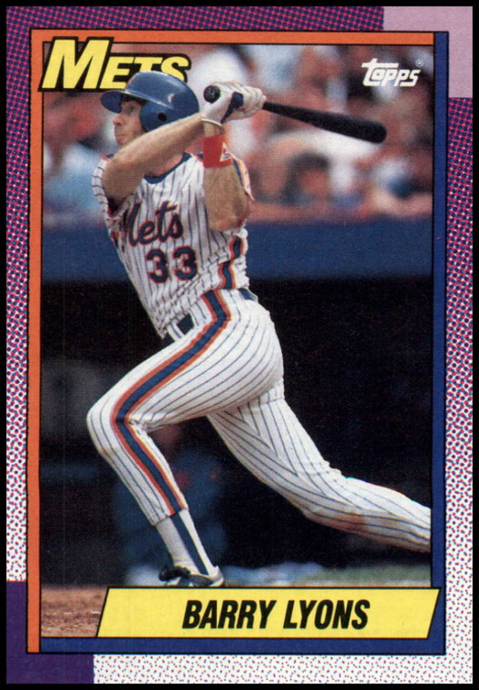 1990 Topps #258 Barry Lyons VG New York Mets 