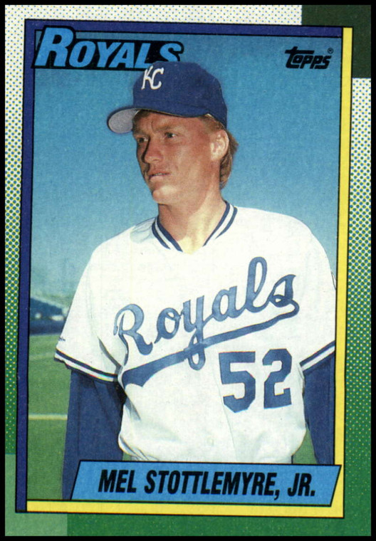 1990 Topps #263 Mel Stottlemyre Jr. VG Kansas City Royals 