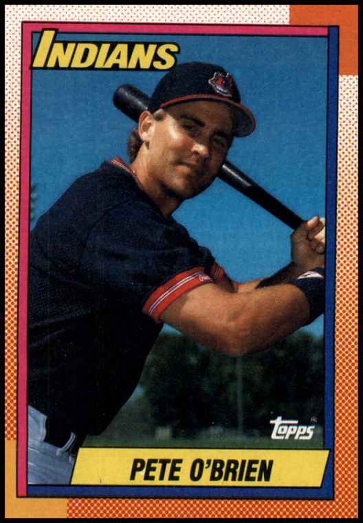 1990 Topps #265 Pete O'Brien VG Cleveland Indians 