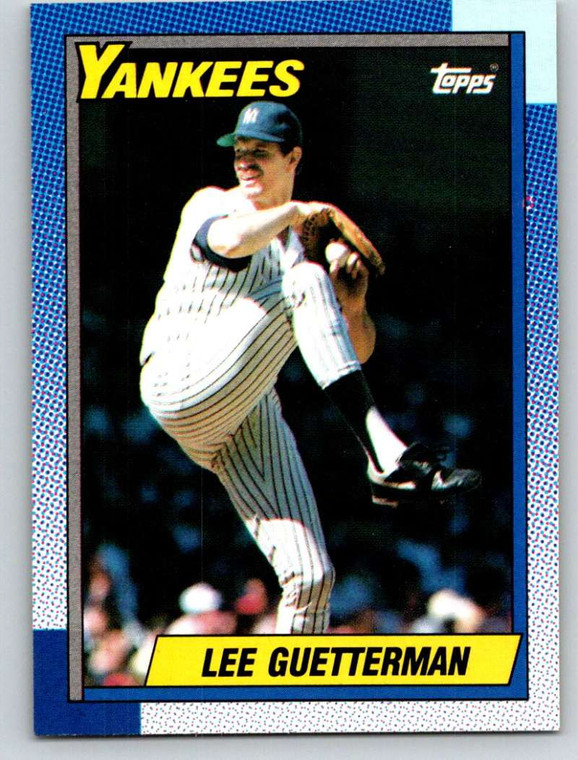 1990 Topps #286 Lee Guetterman VG New York Yankees 