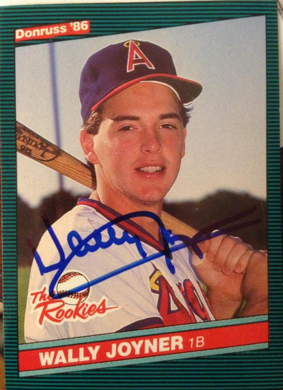 Wally Joyner Autographed 1986 Donruss The Rookies #1