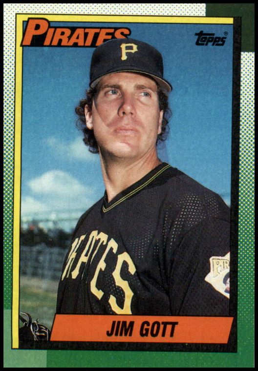 1990 Topps #292 Jim Gott VG Pittsburgh Pirates 