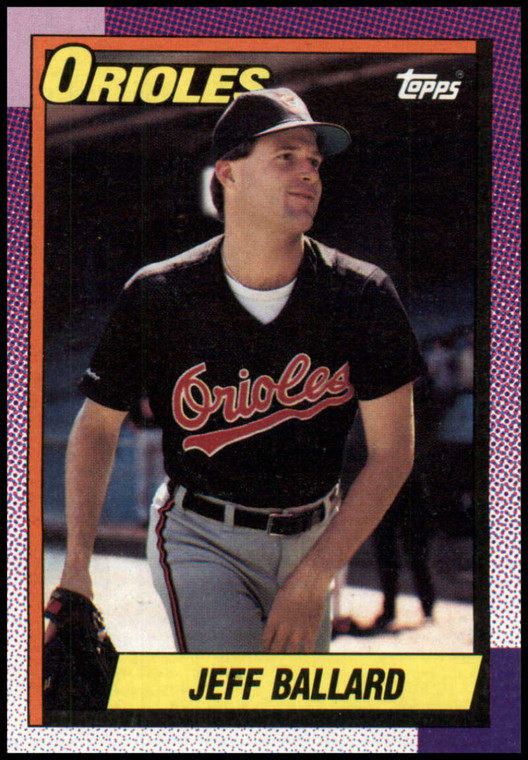 1990 Topps #296 Jeff Ballard VG Baltimore Orioles 