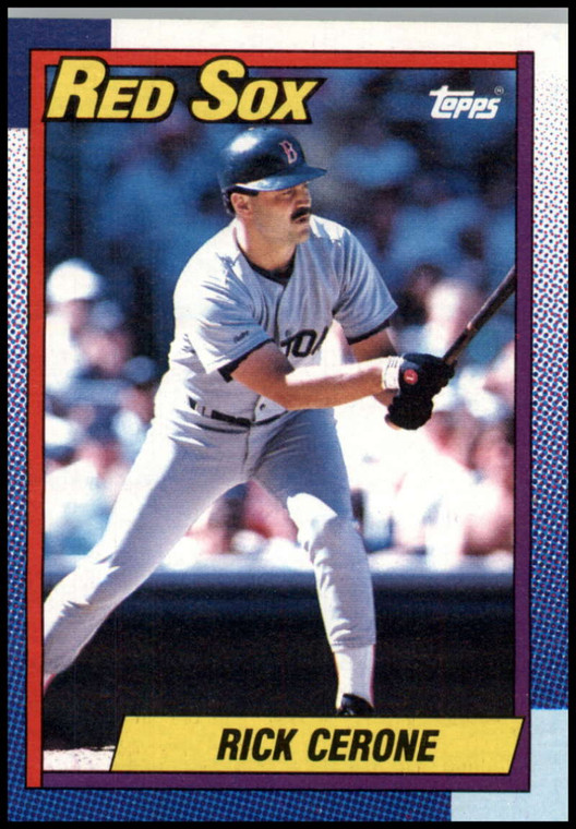 1990 Topps #303 Rick Cerone VG Boston Red Sox 