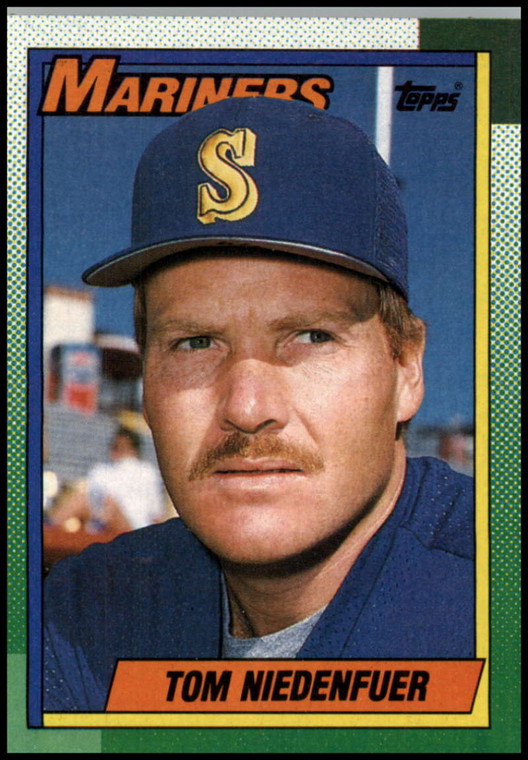 1990 Topps #306 Tom Niedenfuer VG Seattle Mariners 