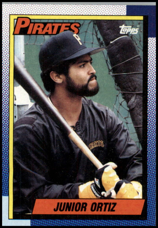 1990 Topps #322 Junior Ortiz VG Pittsburgh Pirates 