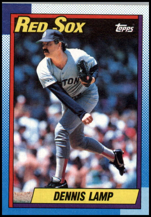 1990 Topps #338 Dennis Lamp VG Boston Red Sox 
