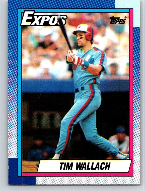 1990 Topps #370 Tim Wallach VG Montreal Expos 