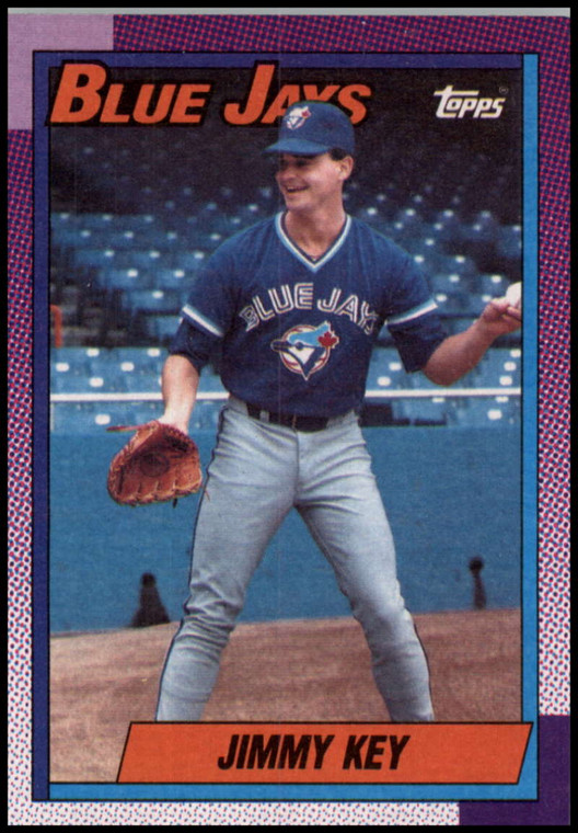 1990 Topps #371 Jimmy Key VG Toronto Blue Jays 