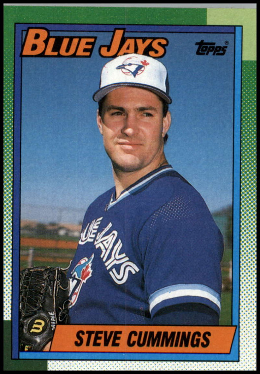 1990 Topps #374 Steve Cummings VG RC Rookie Toronto Blue Jays 
