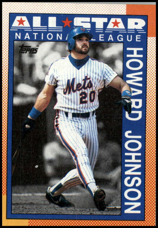 1990 Topps #399 Howard Johnson AS VG New York Mets 
