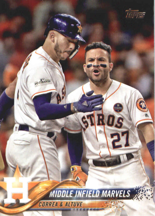 2018 Topps #361 Houston Astros NM-MT Combo Cards 