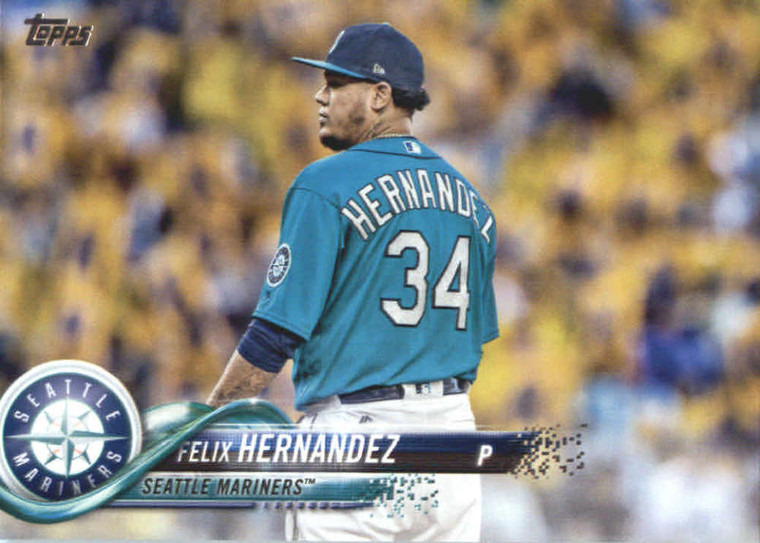 2018 Topps #567 Felix Hernandez NM-MT Seattle Mariners 