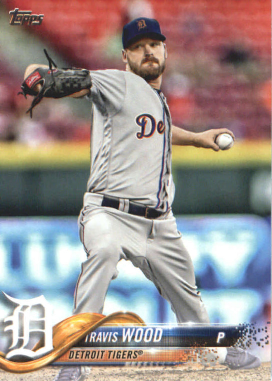 2018 Topps #547 Travis Wood NM-MT Detroit Tigers 