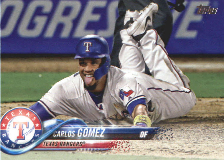 2018 Topps #447 Carlos Gomez NM-MT Texas Rangers 