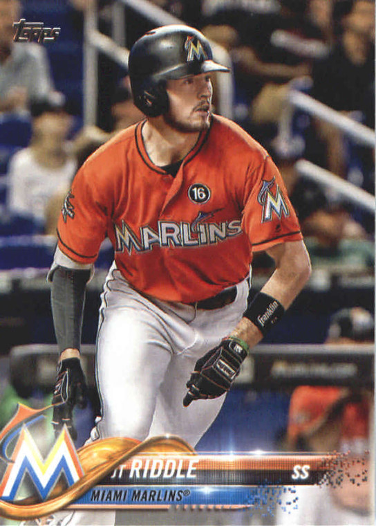 2018 Topps #651 JT Riddle NM-MT Miami Marlins 