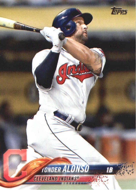 2018 Topps #554 Yonder Alonso NM-MT Cleveland Indians 