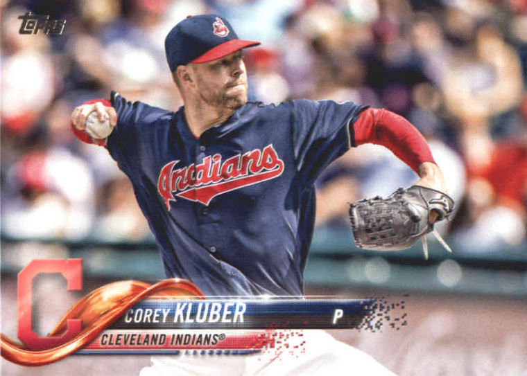 2018 Topps #393 Corey Kluber NM-MT Cleveland Indians 