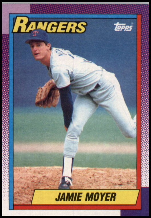 1990 Topps #412 Jamie Moyer VG Texas Rangers 