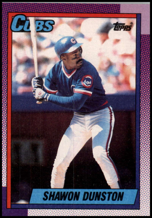 1990 Topps #415 Shawon Dunston VG Chicago Cubs 