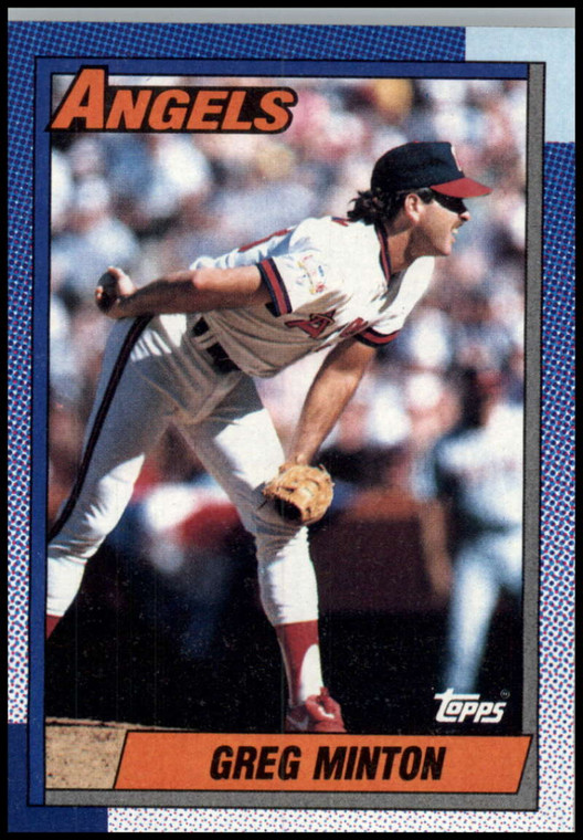1990 Topps #421 Greg Minton VG California Angels 