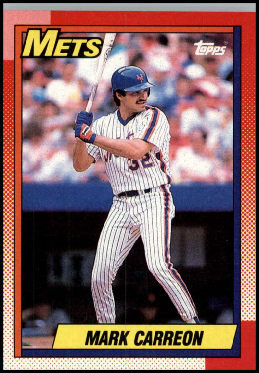 1990 Topps #434 Mark Carreon VG New York Mets 