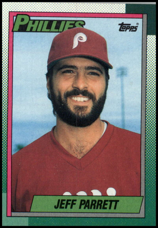 1990 Topps #439 Jeff Parrett VG Philadelphia Phillies 