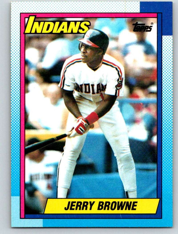 1990 Topps #442 Jerry Browne VG Cleveland Indians 