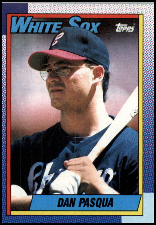 1990 Topps #446 Dan Pasqua VG Chicago White Sox 