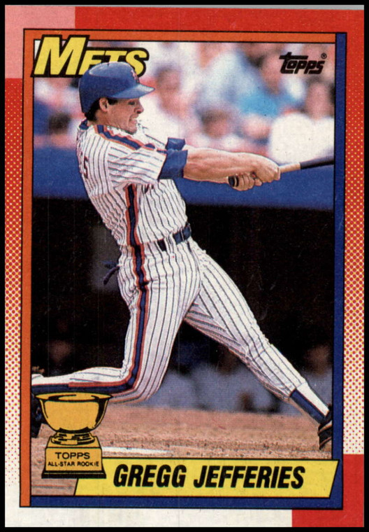 1990 Topps #457 Gregg Jefferies VG New York Mets 