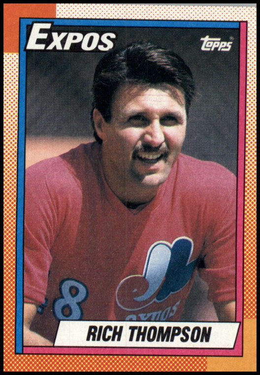 1990 Topps #474 Rich Thompson VG Montreal Expos 
