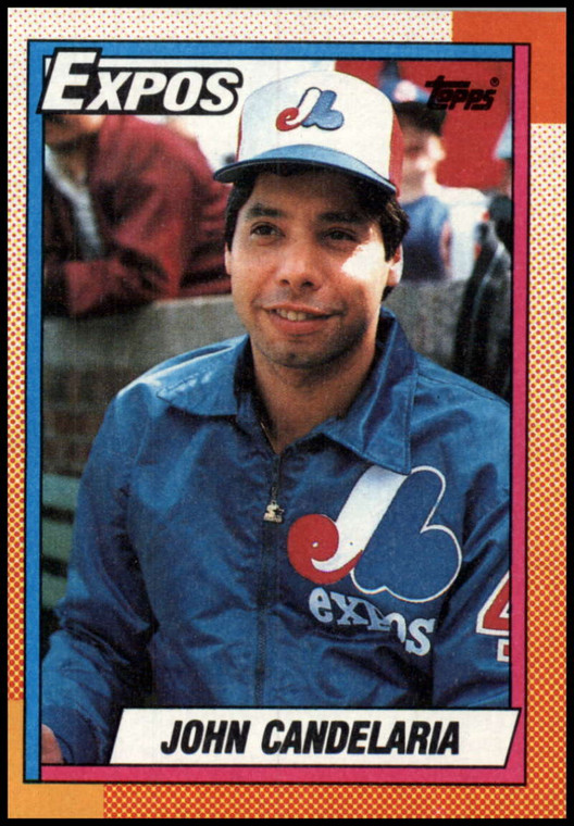 1990 Topps #485 John Candelaria VG Montreal Expos 