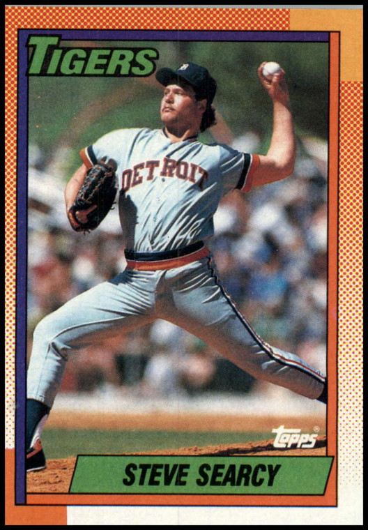 1990 Topps #487 Steve Searcy VG Detroit Tigers 