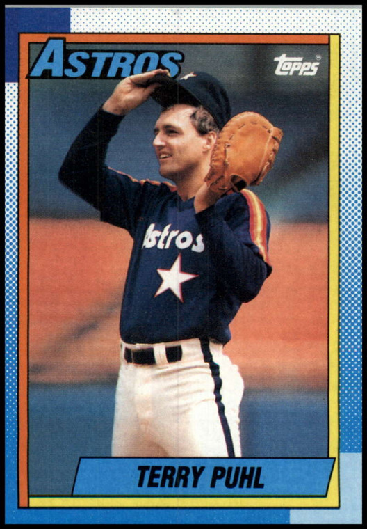 1990 Topps #494 Terry Puhl VG Houston Astros 