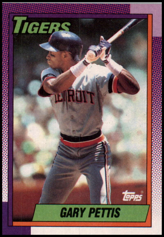1990 Topps #512 Gary Pettis VG Detroit Tigers 
