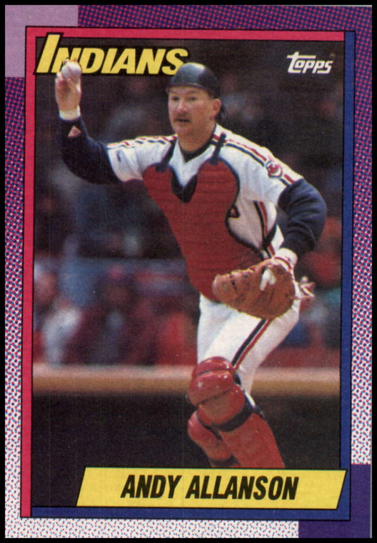 1990 Topps #514 Andy Allanson VG Cleveland Indians 