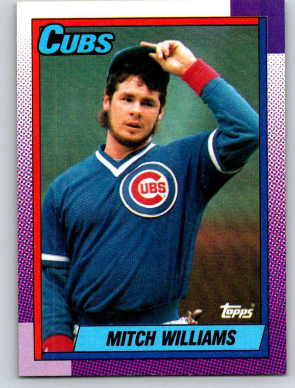 1990 Topps #520 Mitch Williams VG Chicago Cubs 