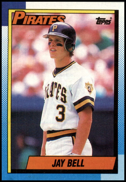 1990 Topps #523 Jay Bell VG Pittsburgh Pirates 