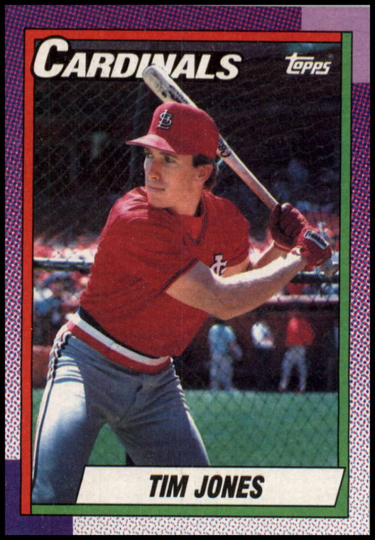 1990 Topps #533 Tim Jones VG St. Louis Cardinals 
