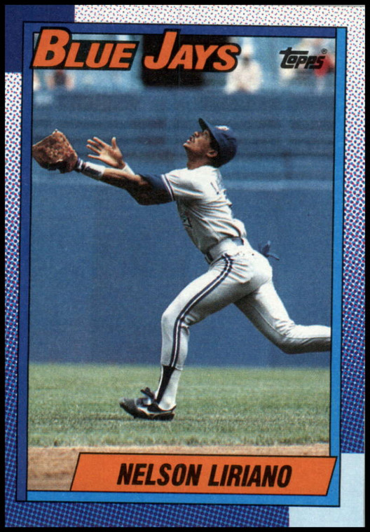 1990 Topps #543 Nelson Liriano VG Toronto Blue Jays 