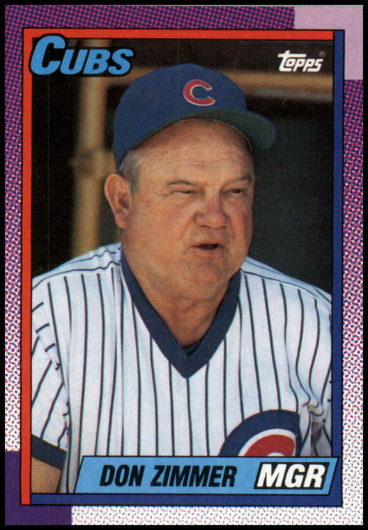 1990 Topps #549 Don Zimmer MG VG Chicago Cubs 