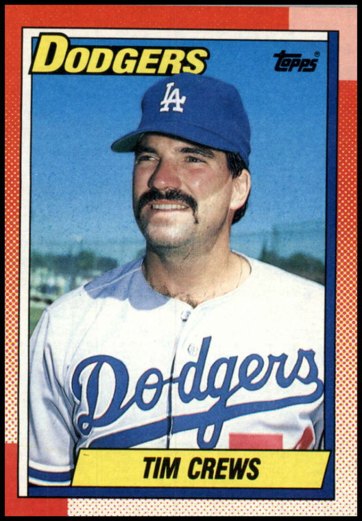 1990 Topps #551 Tim Crews VG Los Angeles Dodgers 