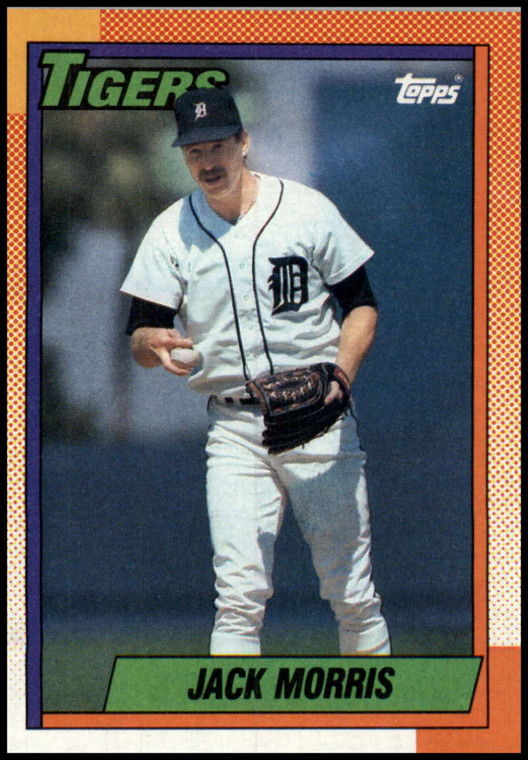 1990 Topps #555 Jack Morris VG Detroit Tigers 